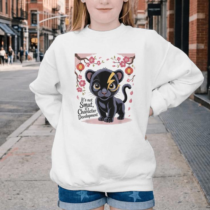Spicy Romance Character Development Book Reader Design Youth Crewneck Sweatshirt Spicy Romance Character Development Book Reader Design Youth Crewneck Sweatshirt