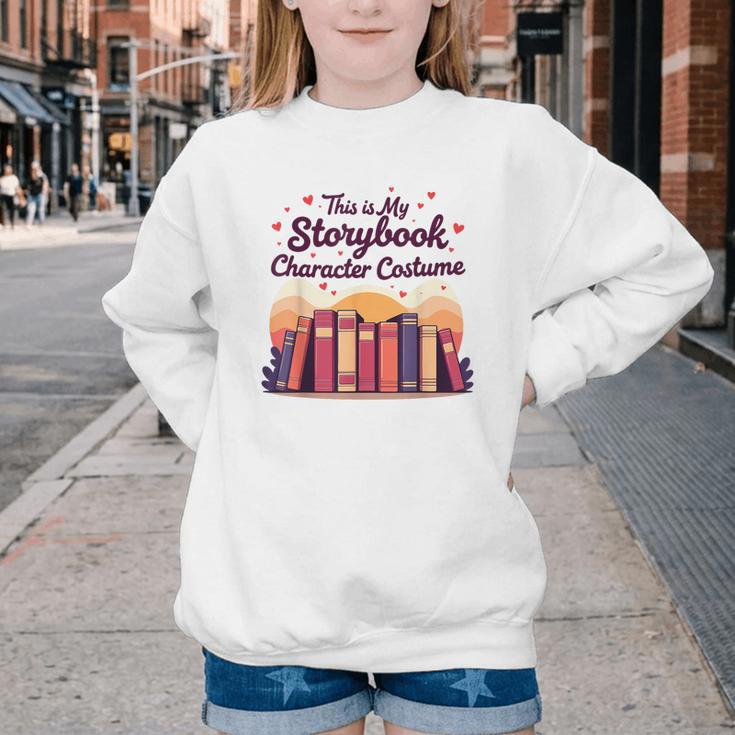 This Is My Storybook Character Costume Youth Crewneck Sweatshirt This Is My Storybook Character Costume Youth Crewneck Sweatshirt
