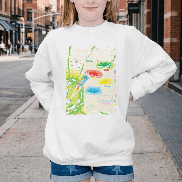 Superman Kryptonite Handbook Premium Tri-Blend Youth Crewneck Sweatshirt Superman Kryptonite Handbook Premium Tri-Blend Youth Crewneck Sweatshirt
