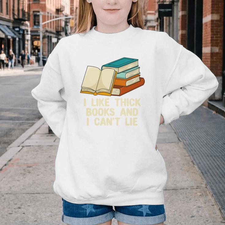Like Thick Books Cant Lie Happiness Reading Positive Youth Crewneck Sweatshirt Like Thick Books Cant Lie Happiness Reading Positive Youth Crewneck Sweatshirt