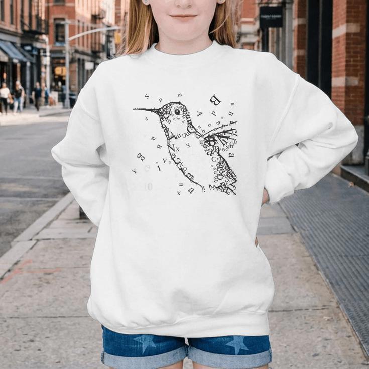 Tucson Festival Of Books TFOB 2010 Hummingbird Mascot Youth Crewneck Sweatshirt