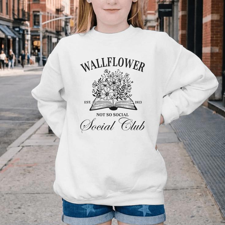 Wallflower Social Club Wildflower Social Club Book Lover Youth Crewneck Sweatshirt Wallflower Social Club Wildflower Social Club Book Lover Youth Crewneck Sweatshirt