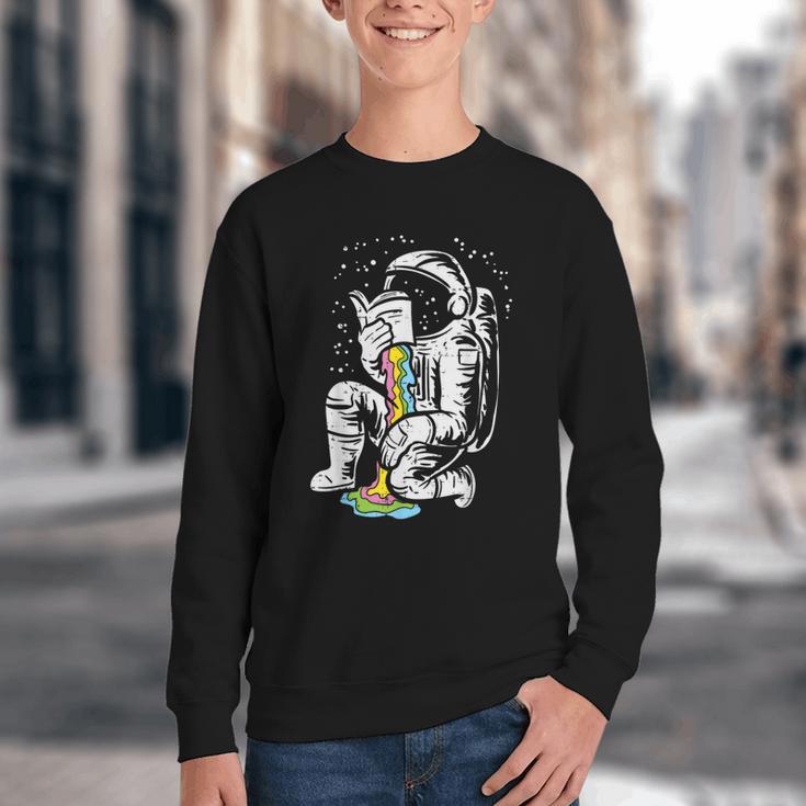 Astronaut Reading Book Space Galaxy Bookworm Men Women Kids Youth Crewneck Sweatshirt Astronaut Reading Book Space Galaxy Bookworm Men Women Kids Youth Crewneck Sweatshirt