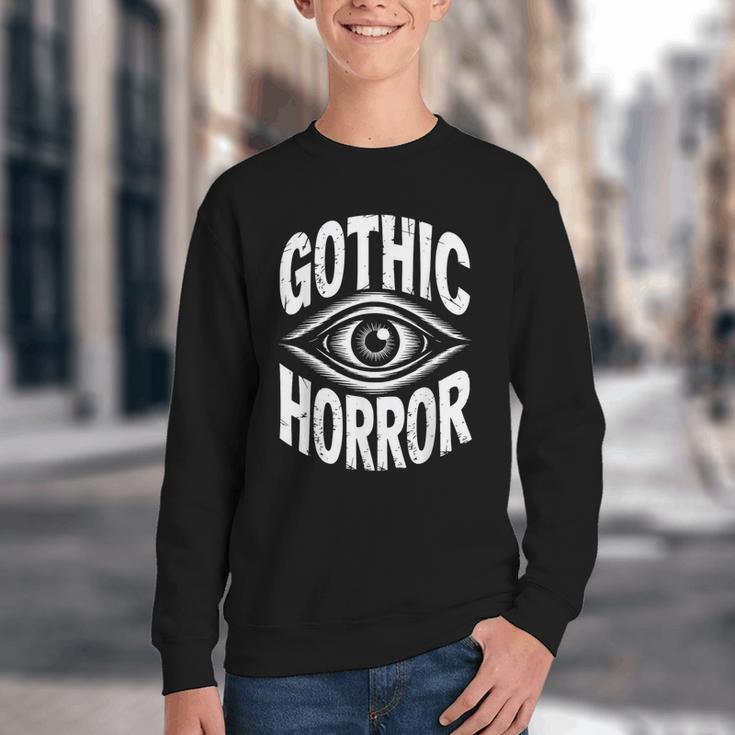 Gothic Classic Horror Thriller Book Movie Film Halloween Youth Crewneck Sweatshirt Gothic Classic Horror Thriller Book Movie Film Halloween Youth Crewneck Sweatshirt