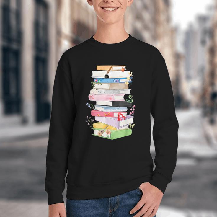 Life Of A Reader Book Lovers Book Nerds Bookworm Youth Crewneck Sweatshirt Life Of A Reader Book Lovers Book Nerds Bookworm Youth Crewneck Sweatshirt