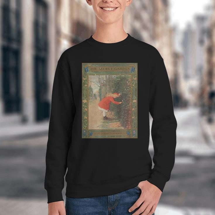The Secret Garden Book Cover Youth Crewneck Sweatshirt