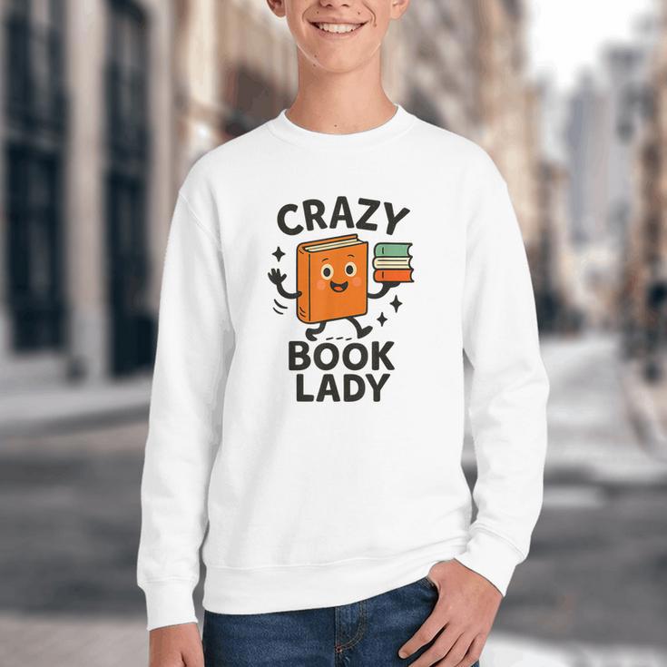 Librarian Book Reader Collector Book Worm For Women Youth Crewneck Sweatshirt