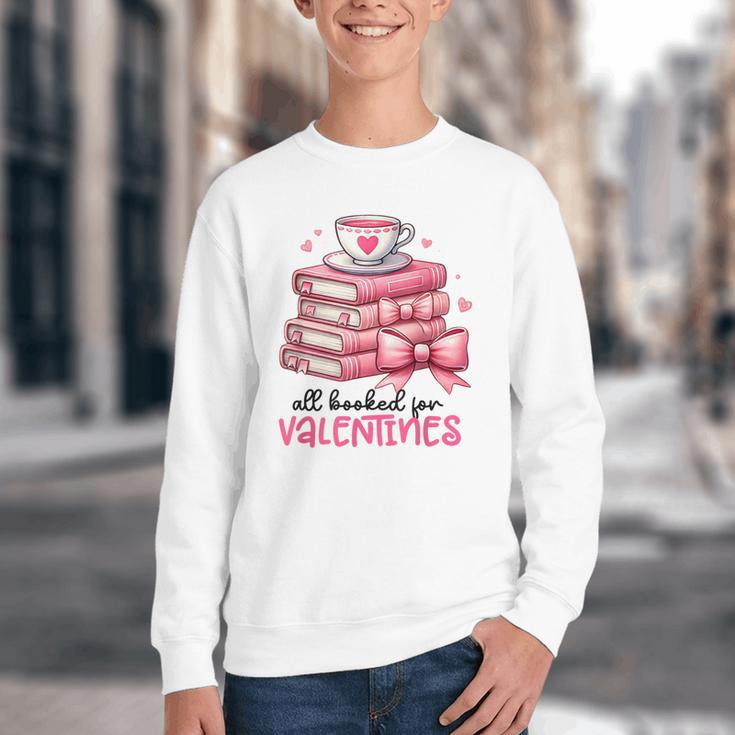 Retro Groovy Valentine Men Women Kid Tees By Emily All Booked For Valentines Book Reading Bookworm Nerdy Youth Crewneck Sweatshirt Retro Groovy Valentine Men Women Kid Tees By Emily All Booked For Valentines Book Reading Bookworm Nerdy Youth Crewneck Sweatshirt