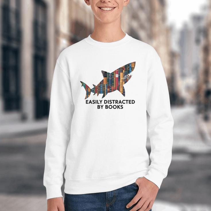 Shark Costume Teens Books Nerds Shark Stuffed Animal Sharks Youth Crewneck Sweatshirt Shark Costume Teens Books Nerds Shark Stuffed Animal Sharks Youth Crewneck Sweatshirt