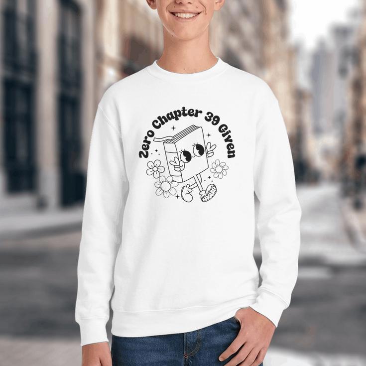 Zero Chapter 39 Given Retro Thriller Book Lover Youth Crewneck Sweatshirt