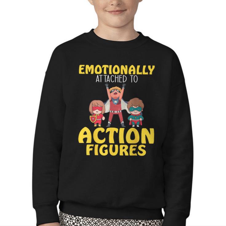 Action Figure Collector Comic Books Youth Crewneck Sweatshirt