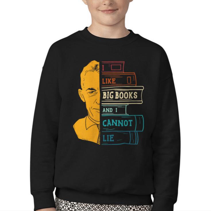 I Like Big Books And I Cannot Lie Apparel Youth Crewneck Sweatshirt