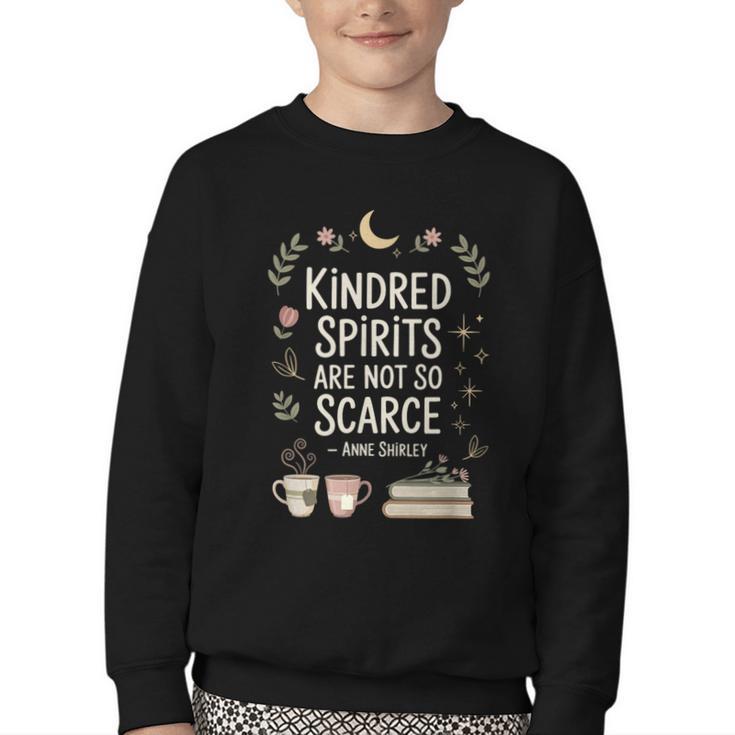 Book Lover Friend Quote Anne Youth Crewneck Sweatshirt