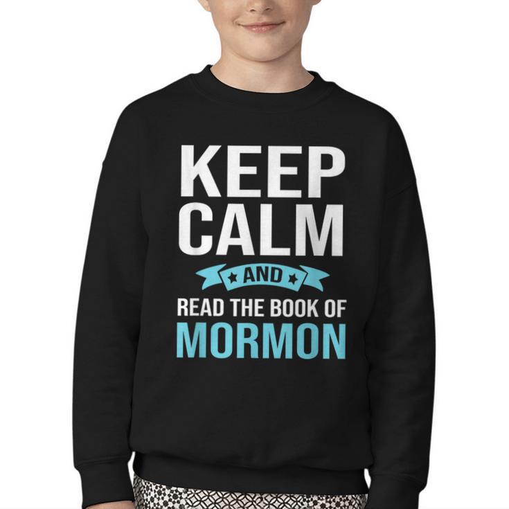 Book Of Mormon LDS Missionary Church Of Latter Day Saints Youth Crewneck Sweatshirt