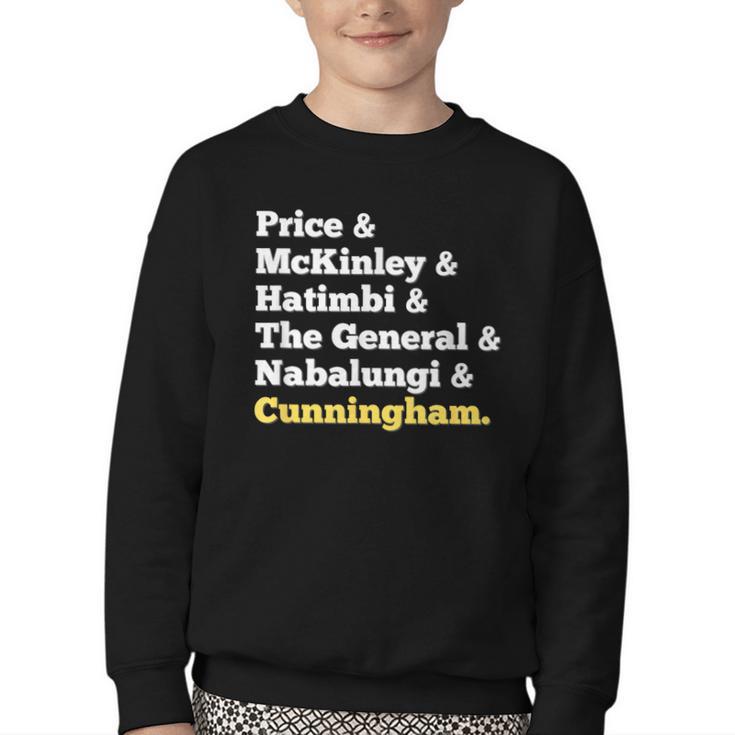 The Book Of Mormon Musical Characters Youth Crewneck Sweatshirt
