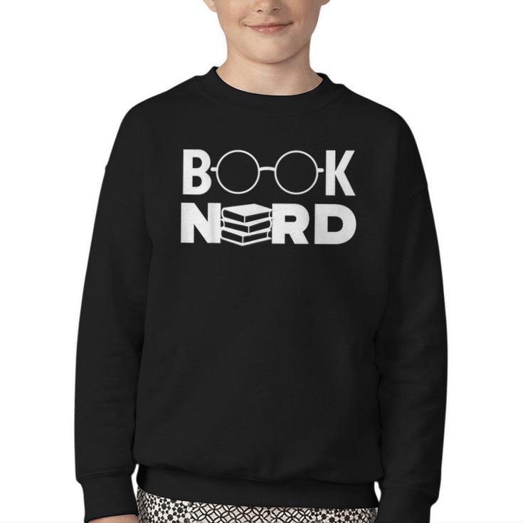 Book Nerd Book Club Bookworm Reading Lover Humor Youth Crewneck Sweatshirt