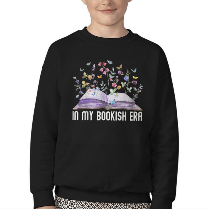 In My Bookish Era World Book Day Girls Youth Crewneck Sweatshirt