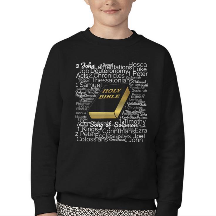 Books Of The Bible Youth Crewneck Sweatshirt