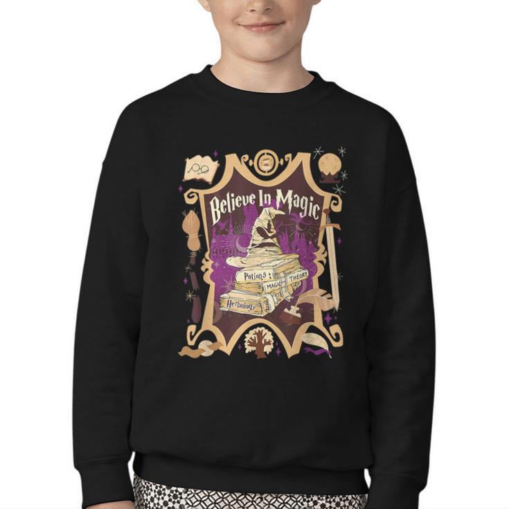 Castle Book Book Lovers Tees Family Vacation Bookworm Youth Crewneck Sweatshirt