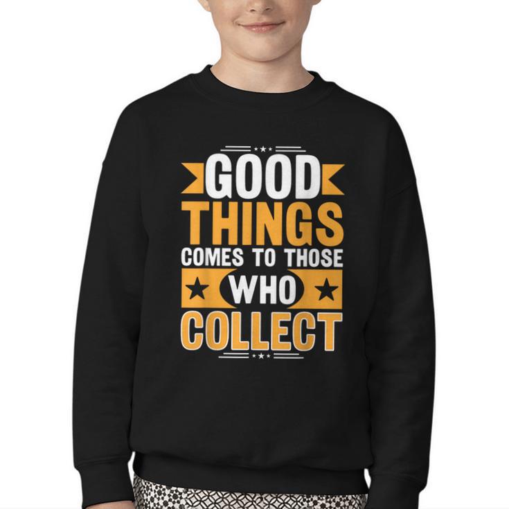 Comic Book Collector Meme Quote Youth Crewneck Sweatshirt