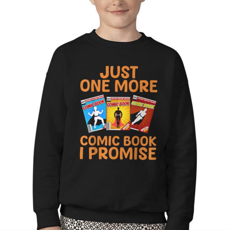 Comic Book For Men Women Comic Book Collectors Youth Crewneck Sweatshirt