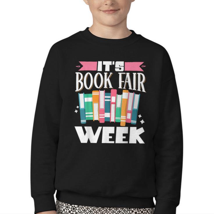 It's Book Fair Week Youth Crewneck Sweatshirt