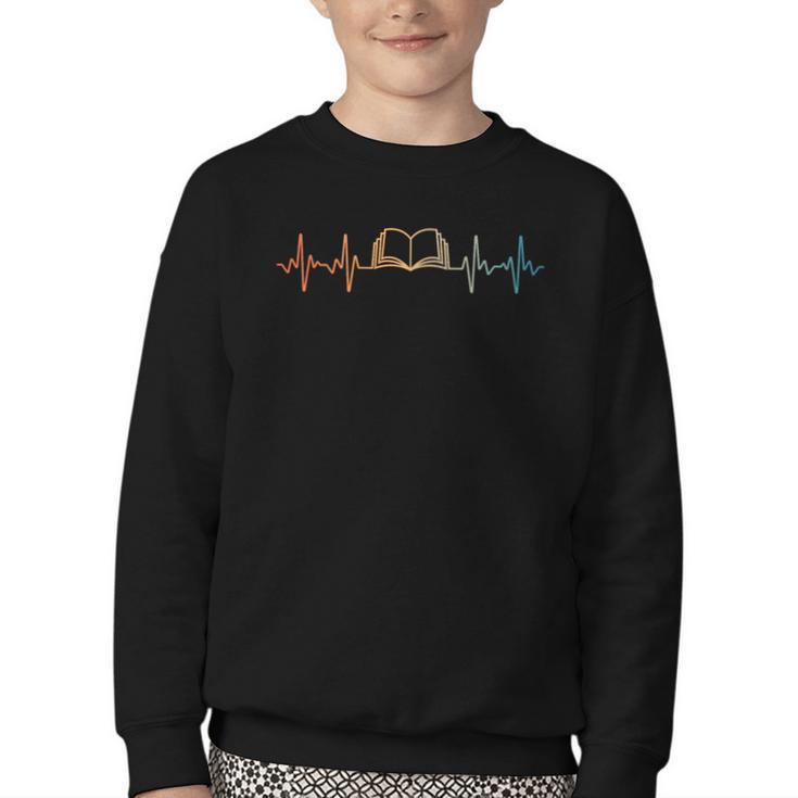 Reading Art For Men Women Bookworm Reader Book Lover Youth Crewneck Sweatshirt