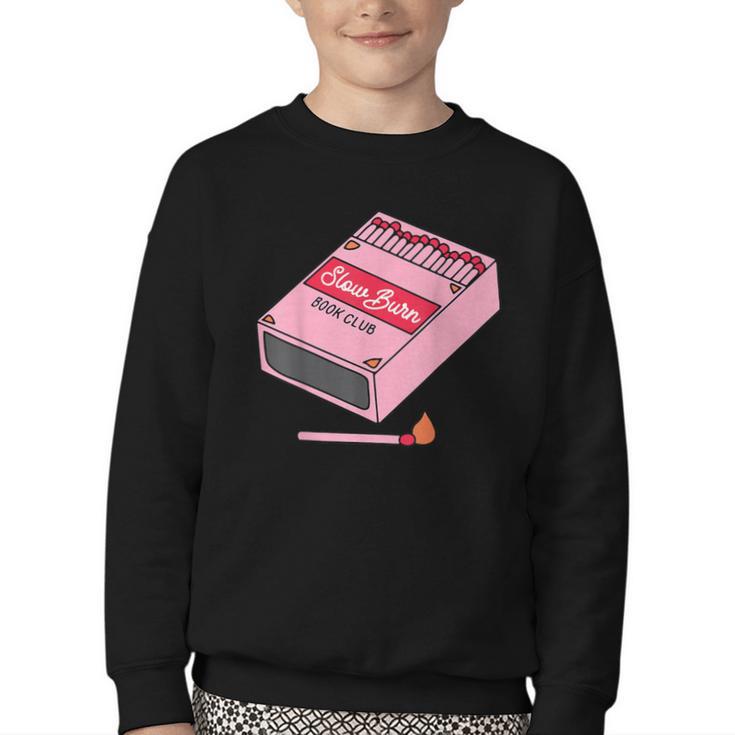 Slow Burn Book Club Youth Crewneck Sweatshirt