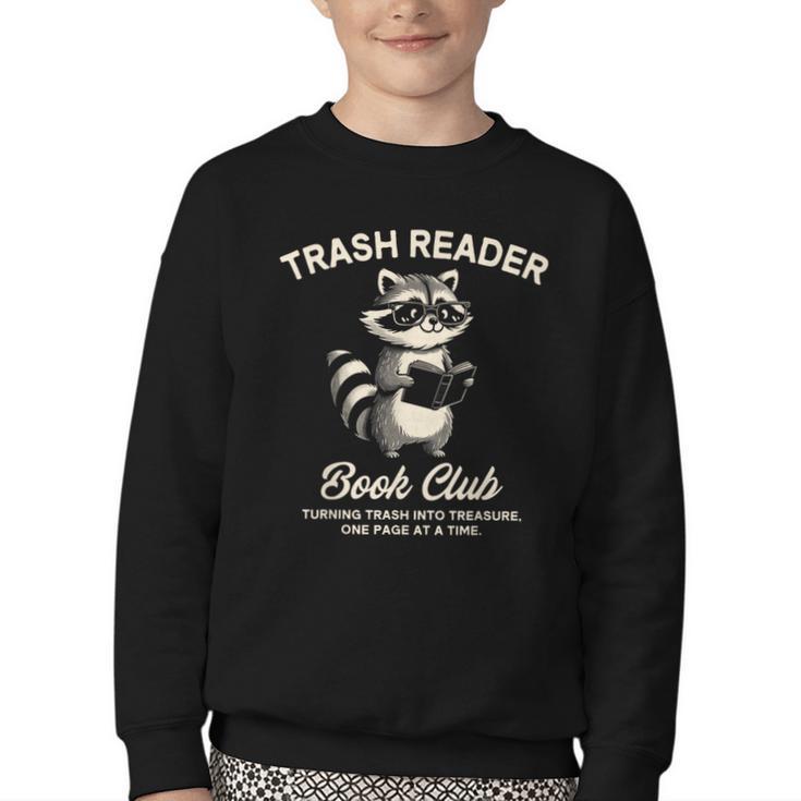 Smut Reader Spicy Book Romance Trash Reader Book Club Youth Crewneck Sweatshirt