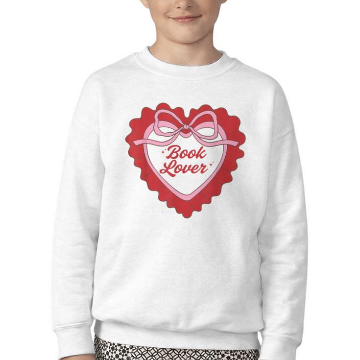 Book Lover Youth Crewneck Sweatshirt