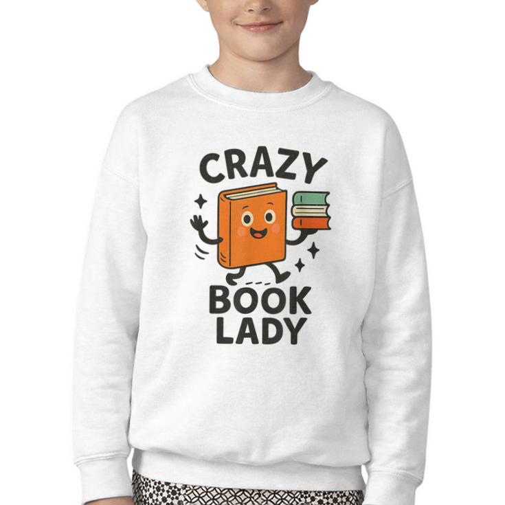 Librarian Book Reader Collector Book Worm For Women Youth Crewneck Sweatshirt