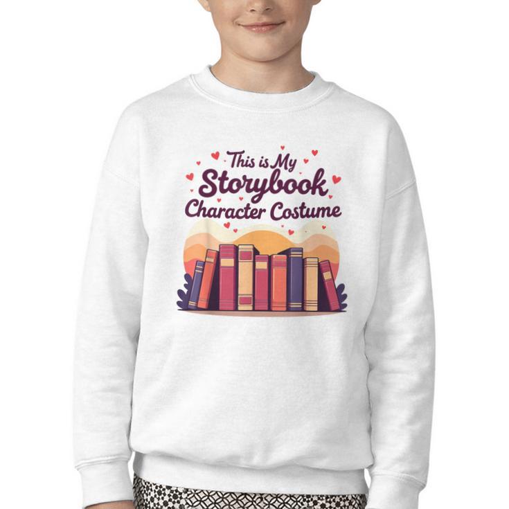 This Is My Storybook Character Costume Youth Crewneck Sweatshirt