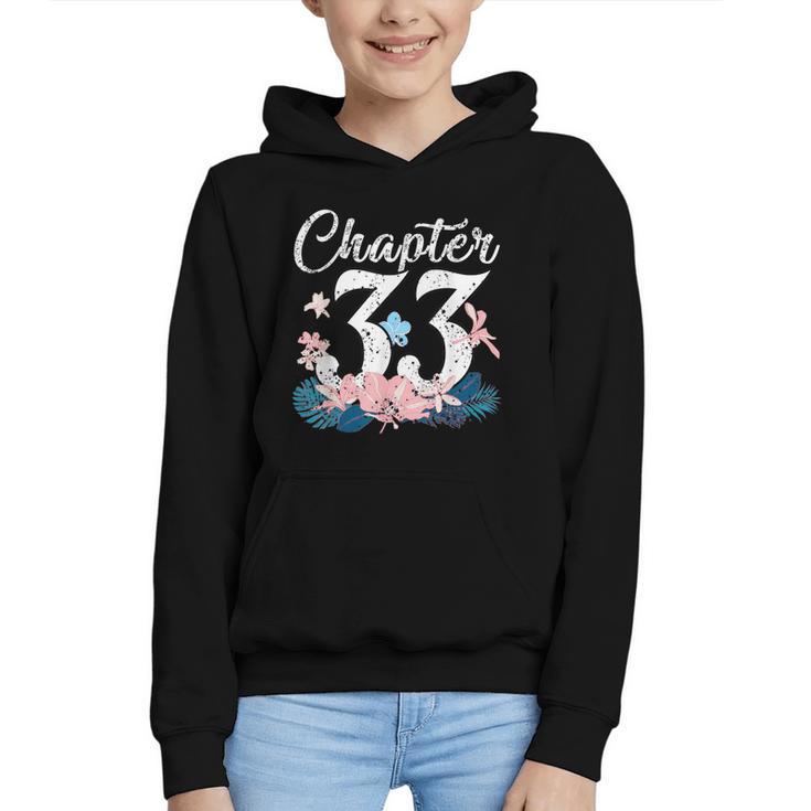 1988 Happy Birthday Chapter 33 Year Old Women Book Lover Graphic Youth Hoodie