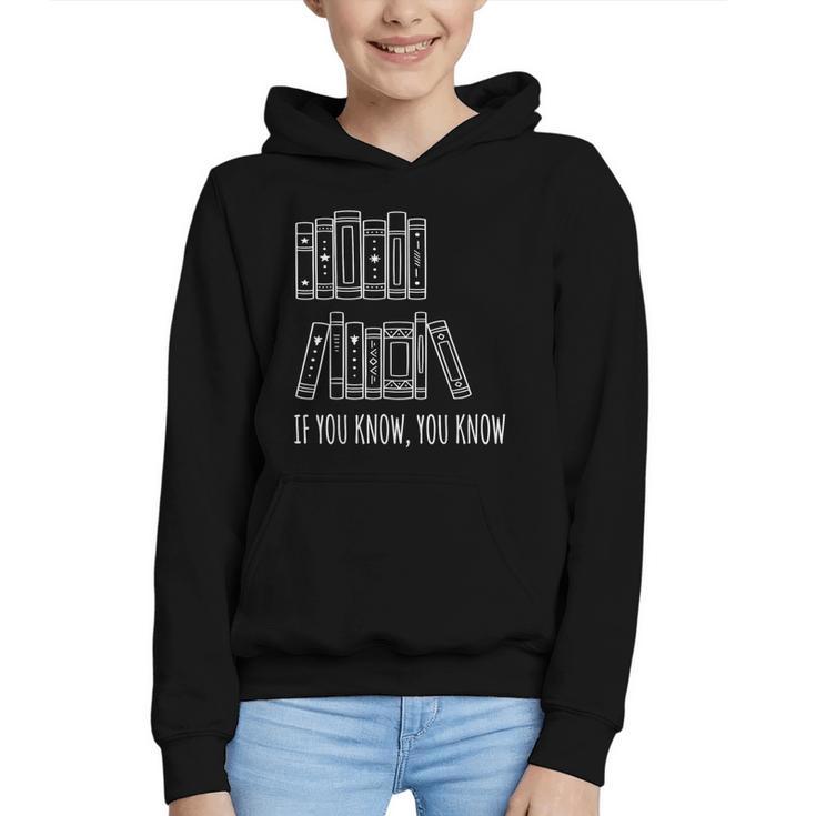 6 7 If You Know You Know Books Six Seven Meme Graphic Youth Hoodie