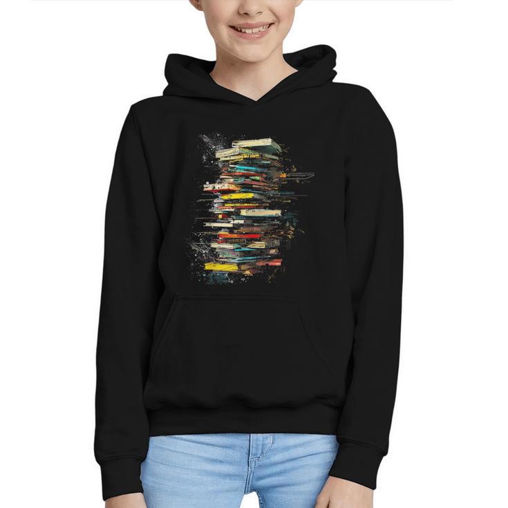 Book Abstract Art Drawing Painting Graphic Book Graphic Youth Hoodie