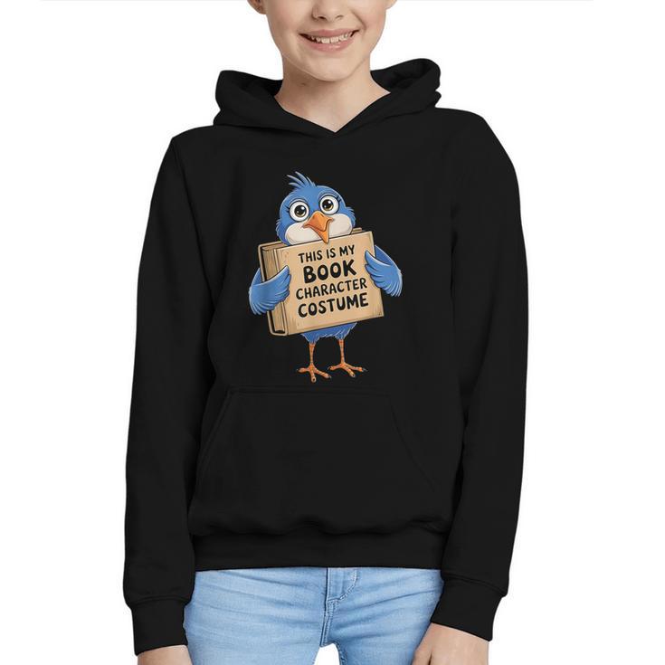 This Is My Book Character Costume Pigeon Kids Reading Graphic Youth Hoodie
