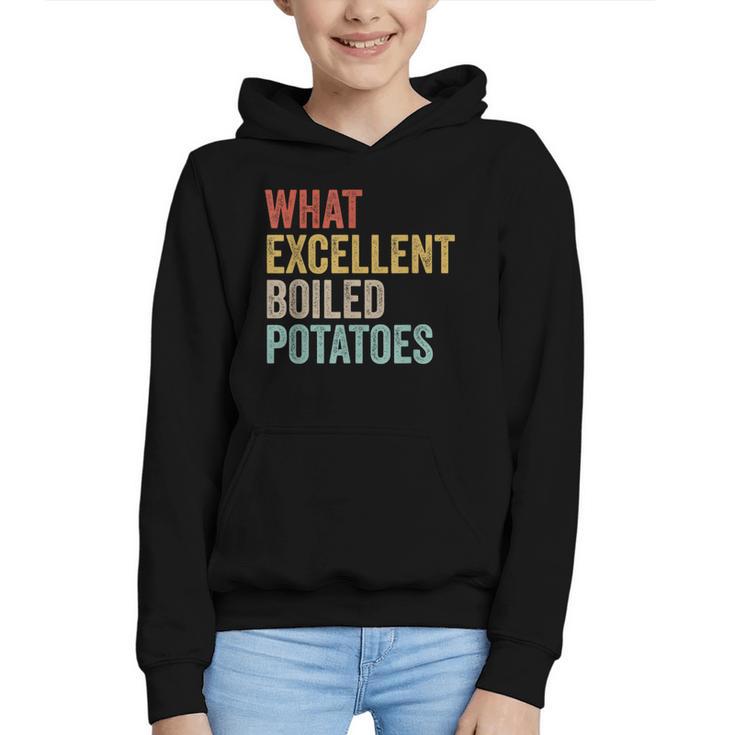 Book Lover Austen Literature What Excellent Boiled Potatoes Graphic Youth Hoodie