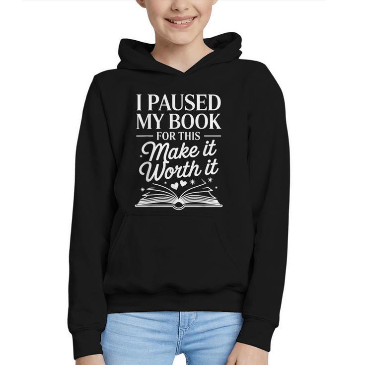 Book Lover Reading Quote For Reading Teacher Graphic Youth Hoodie