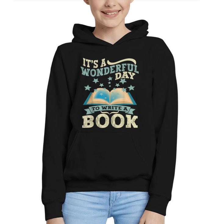 Book Lover Writer Author Graphic Youth Hoodie