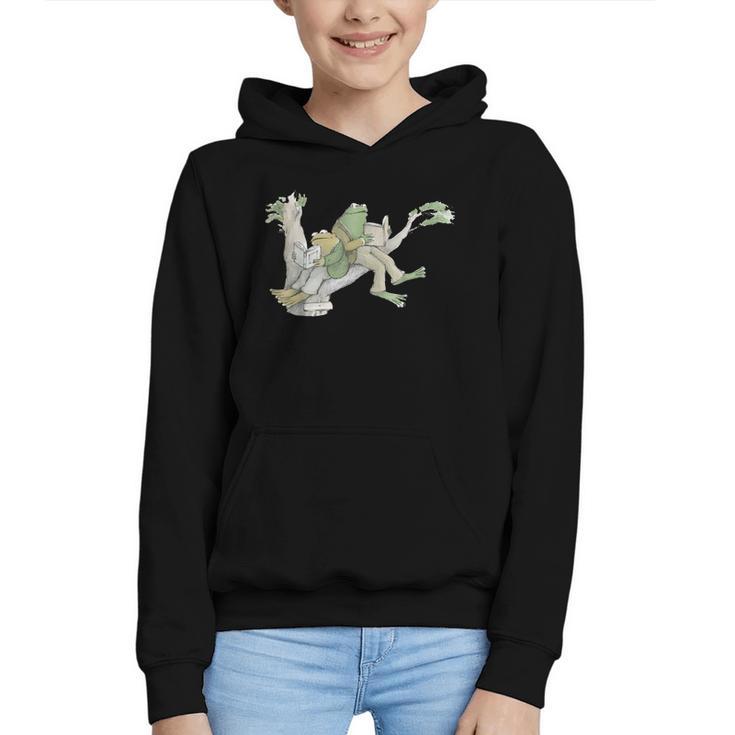 Book Shirt Frog Toad Vintage Book Frog Graphic Youth Hoodie