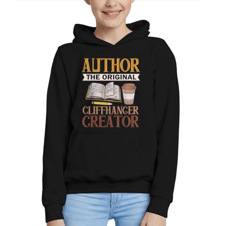 Book Writer Cliffhanger Creator Author Book Writing Novelist Graphic Youth Hoodie