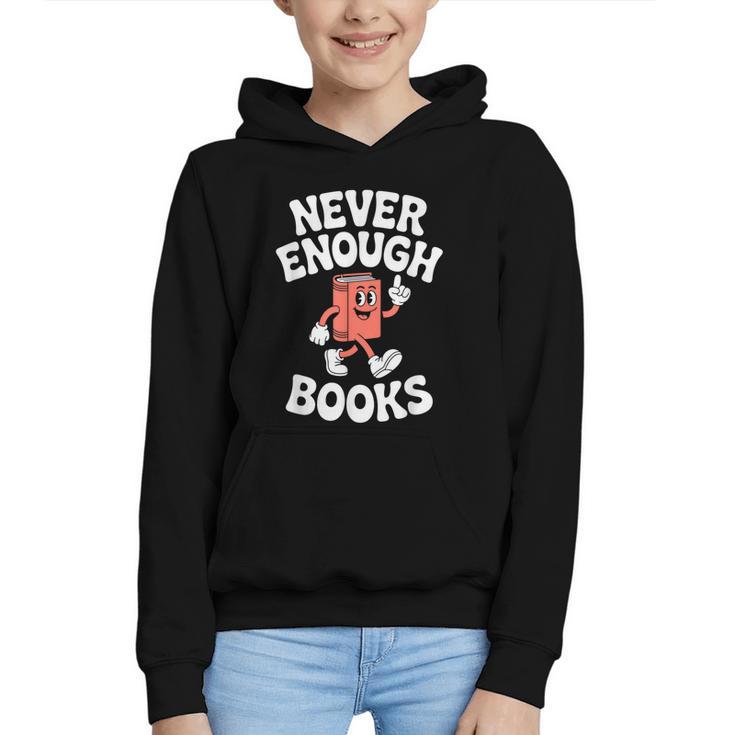 Books Or Book Reading Retro Graphic Youth Hoodie