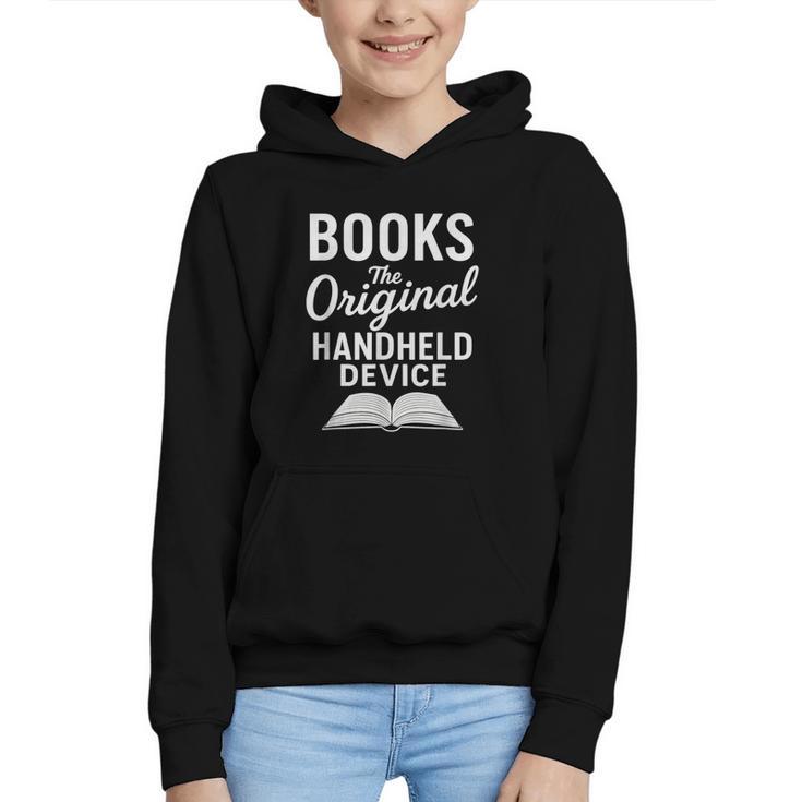 Books The Original Handheld Device – Reading Graphic Youth Hoodie