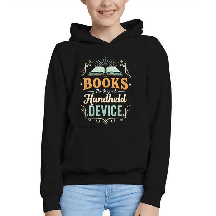 Books The Original Handheld Device Graphic Youth Hoodie