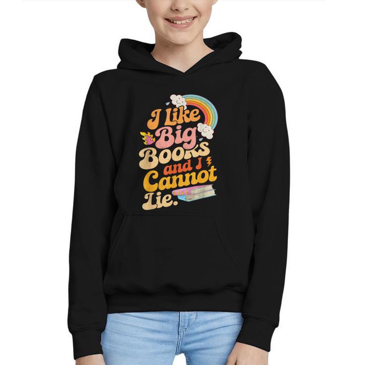 Books Reading Lover Bookworm Nerd Librarian Book Reader Graphic Youth Hoodie