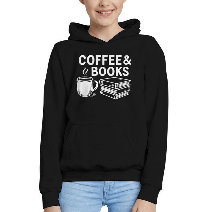Coffee & Books Graphic Youth Hoodie