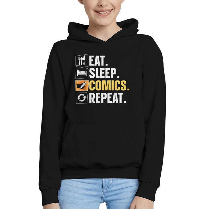 Comic Book Comic Stuff & Accessories -Adult Small Modern Letter Print Crew Collar Short Sleeve T-Shirt Graphic Youth Hoodie