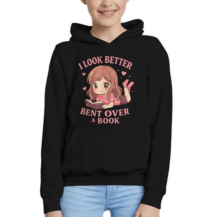 Cute Reading Outfit Book Lover Tee For Women Who Read Graphic Youth Hoodie