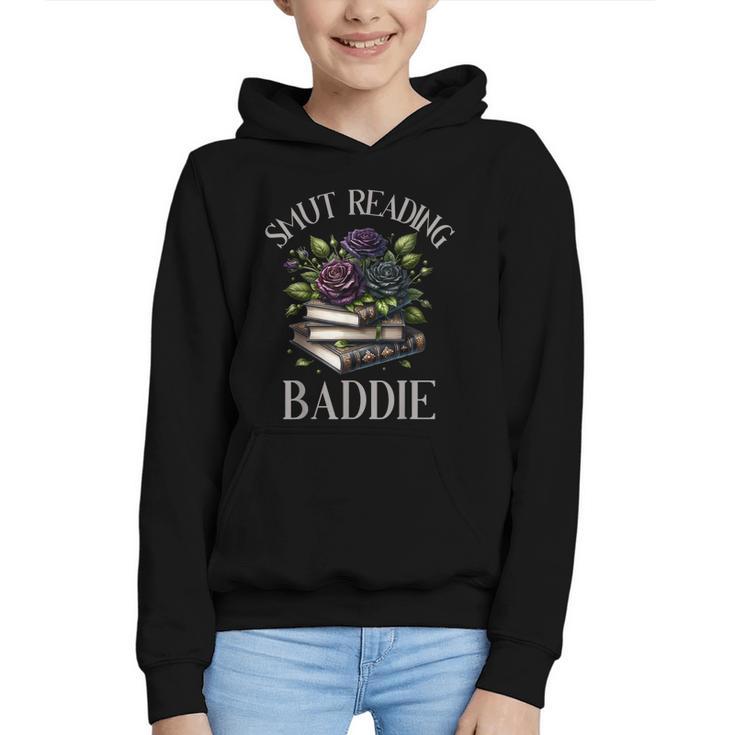 Dark Romance Reader Smutt Book Merch Spicy Books Smut Baddie Graphic Youth Hoodie