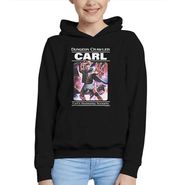Dungeon Crawler Carl Vintage Paperback Illustration Book Graphic Youth Hoodie